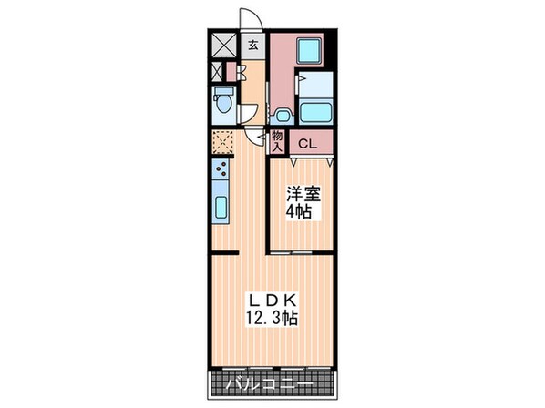 アドレシア古江の物件間取画像